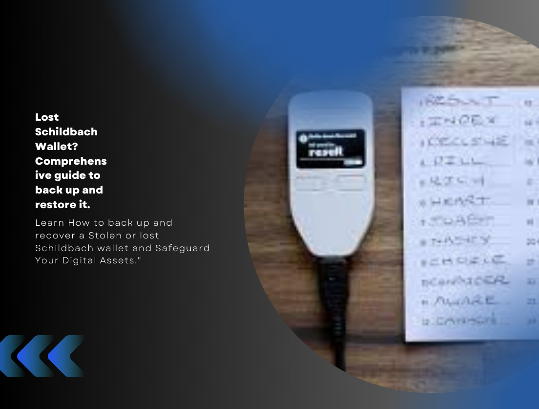 Schildbach Wallet: Comprehensive Guide to Backing Up and Restoring Your wallet