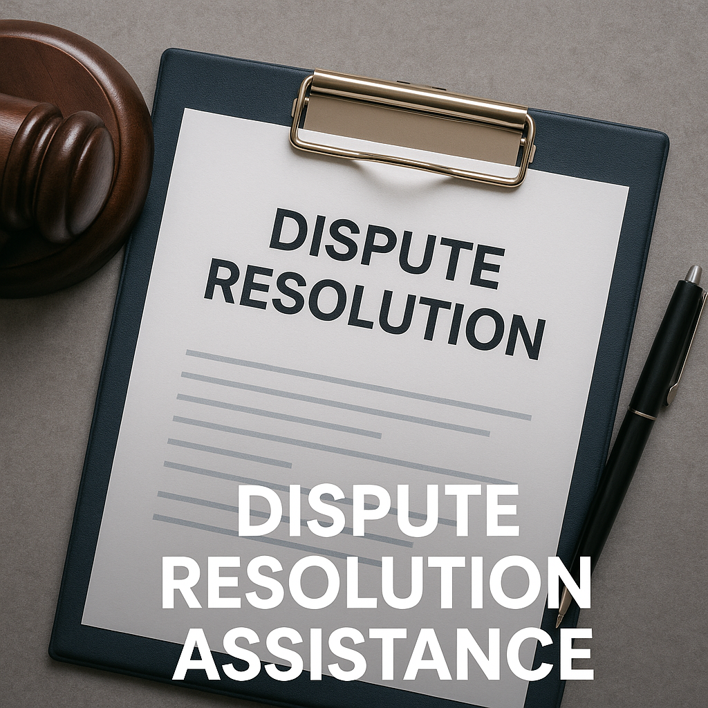Dispute Resolution assistance